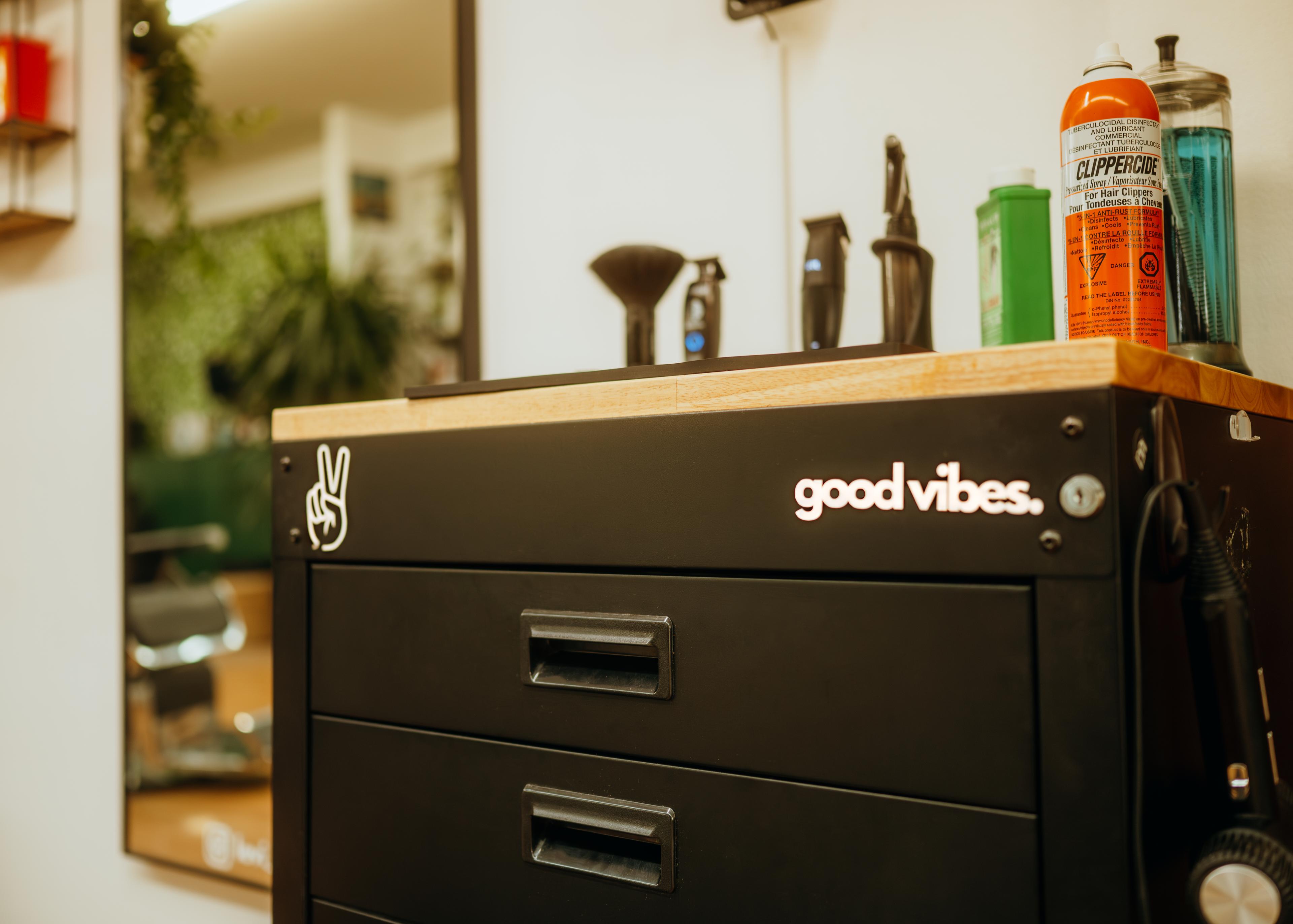 Barber chair ready for the next client